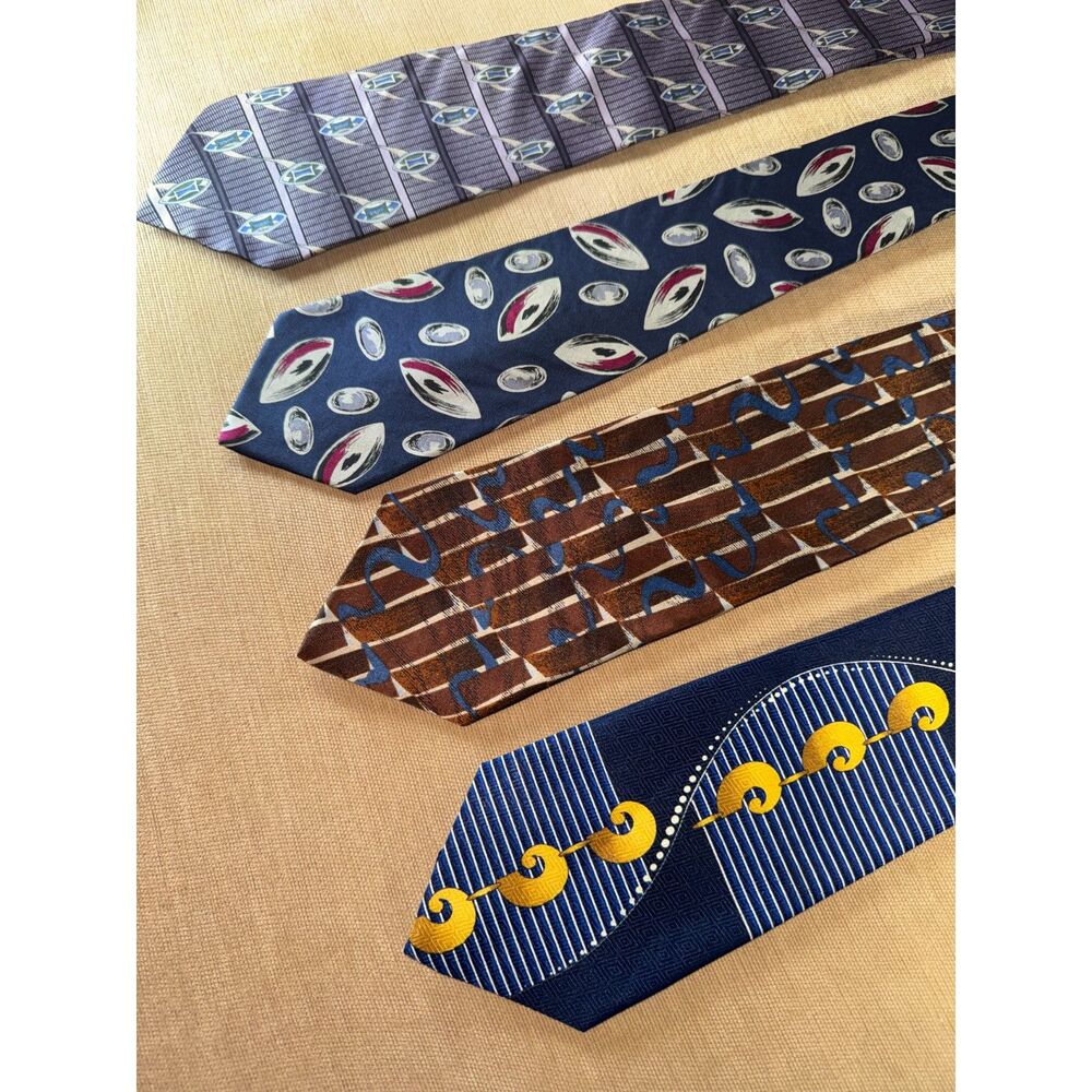4 Ties; Henry Grethel, Stafford, Monti Mony, Milan Paris,